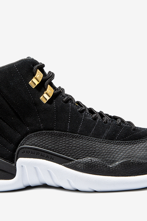 Jordan Air Jordan 12 Retro BLACK BLACK WHITE TAXI VegNonVeg