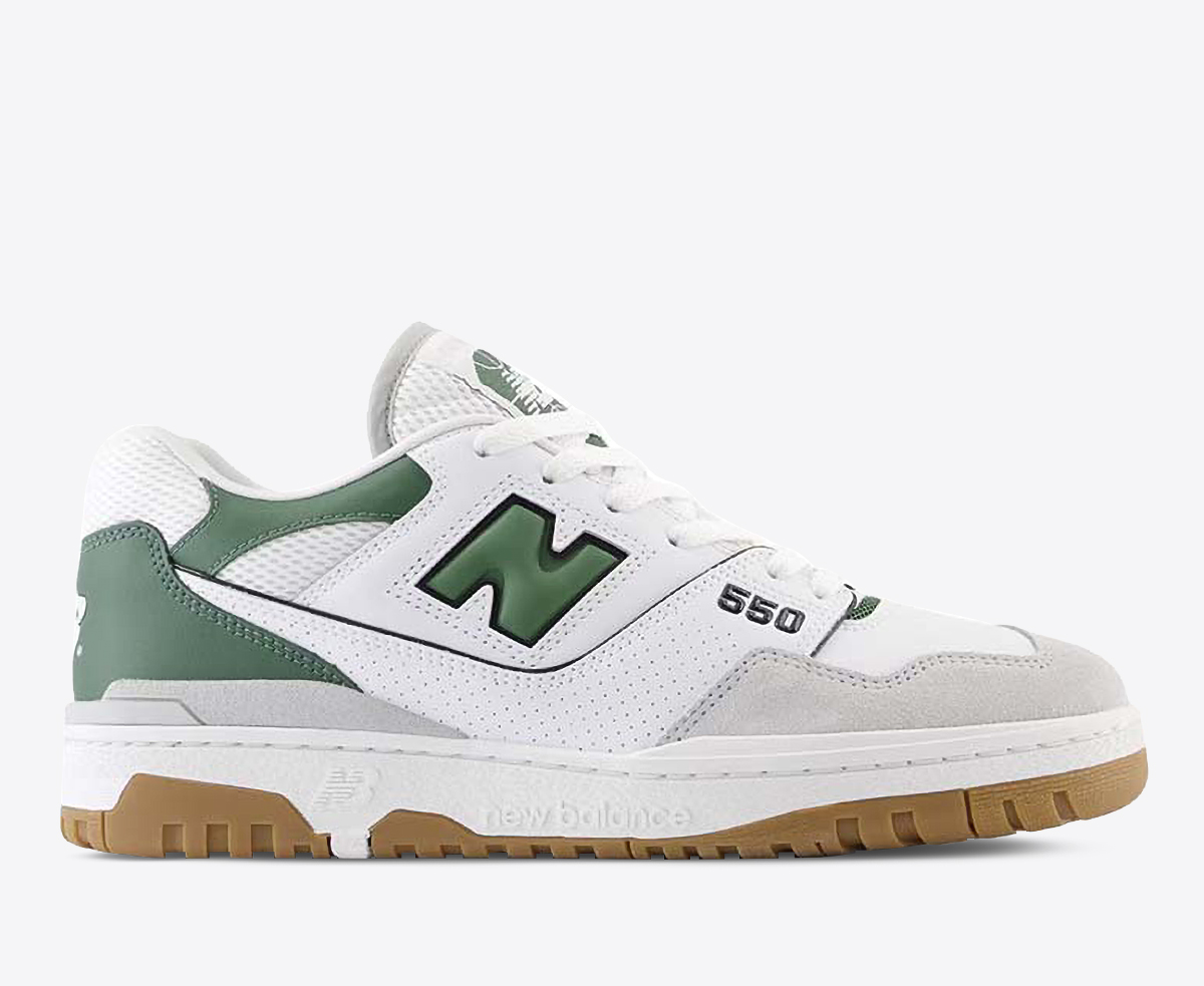 BB550 'WHITE/GREEN'