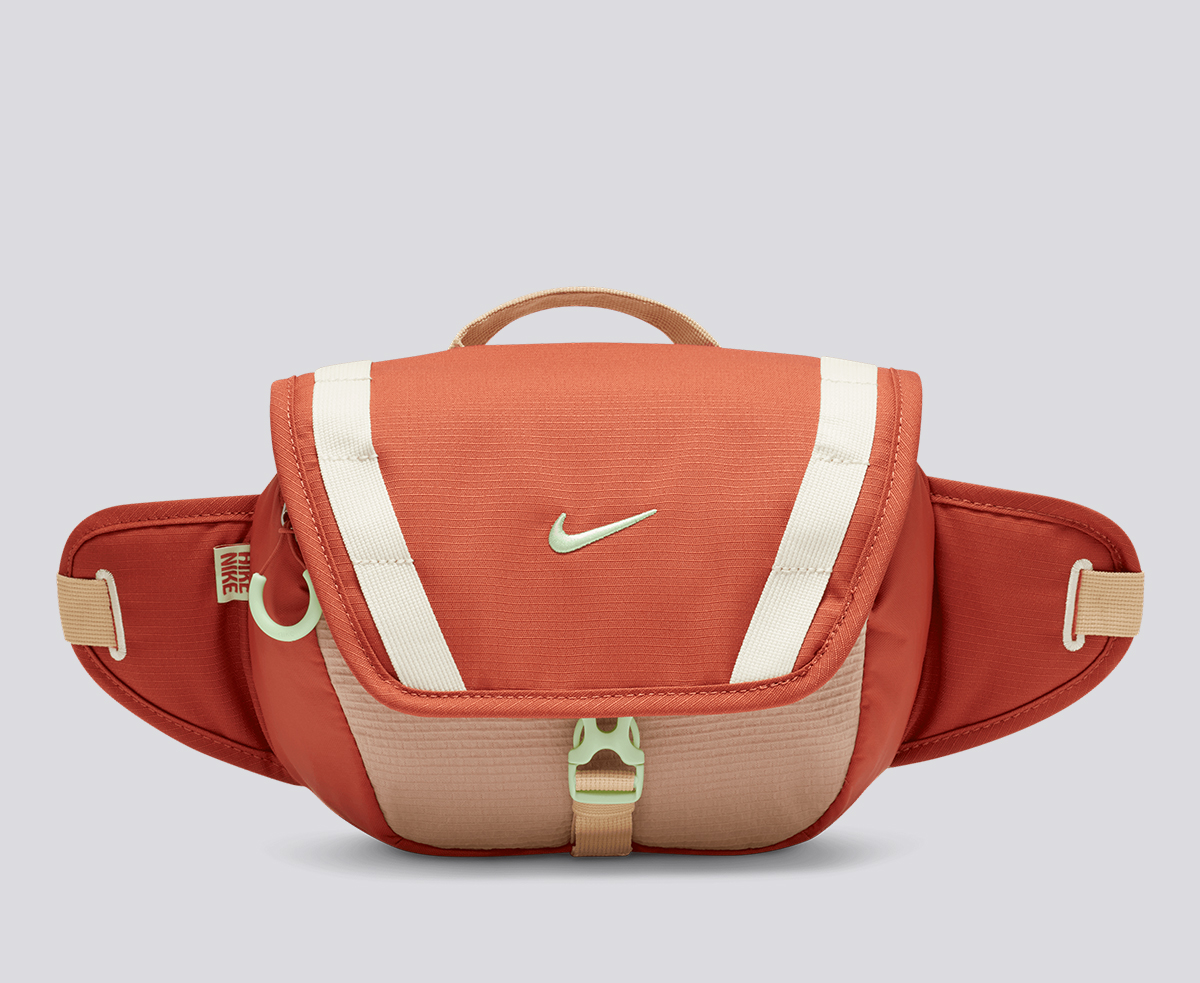 NIKE HIKE WAISTPACK BAG 'BURNT SUNRISE/SESAME/VAPOR GREEN'