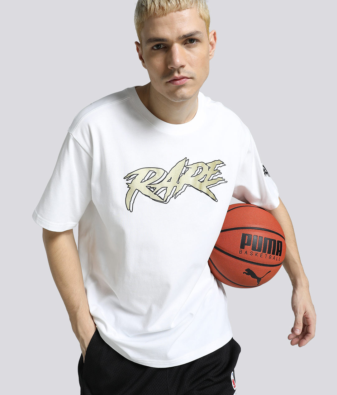 Melo 50th Basketball Tee 'PUMA WHITE'