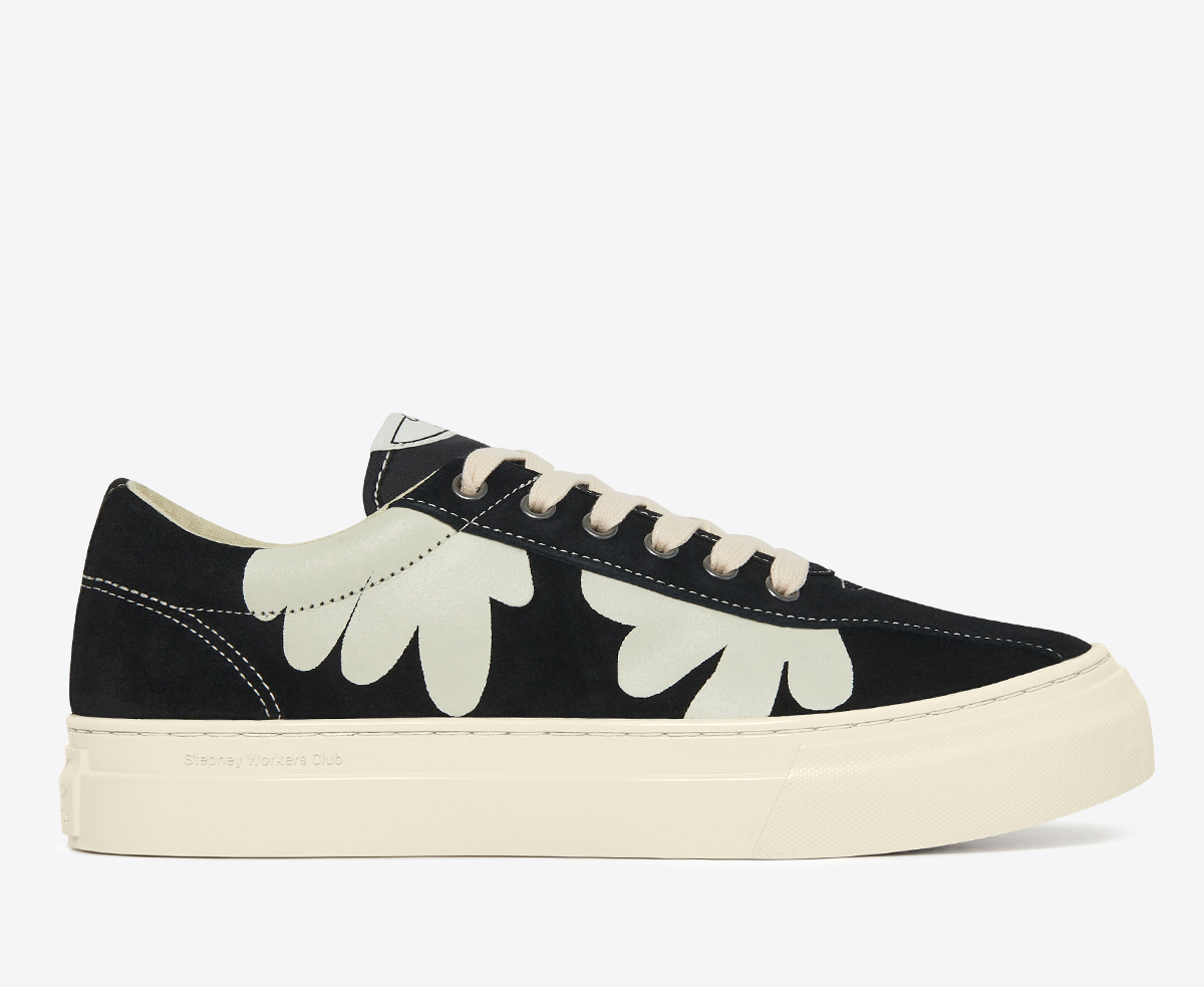 DELLOW CUP SHROOMHANDS SUEDE 'BLACK/WHITE'