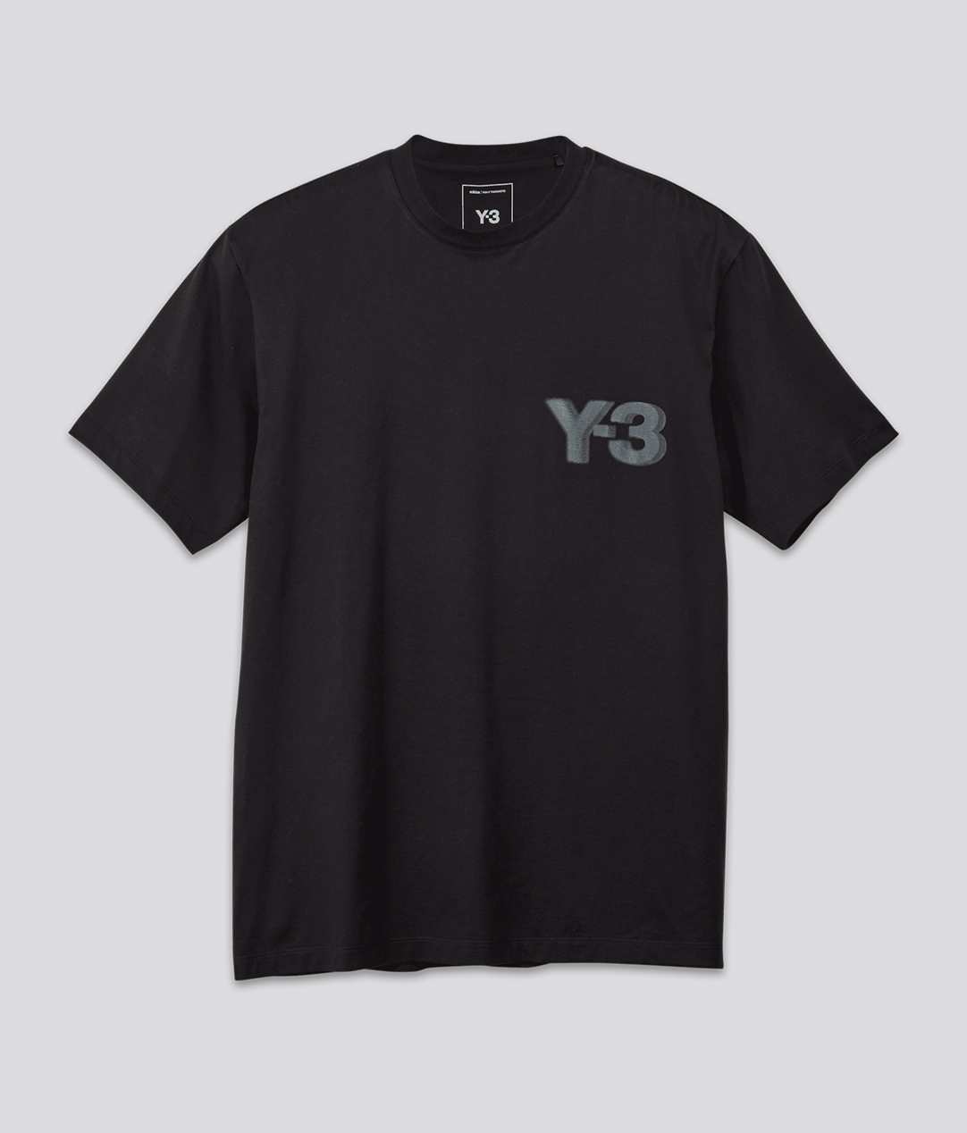 Y-3 LOGO SHORT SLEEVE TEE 'BLACK'