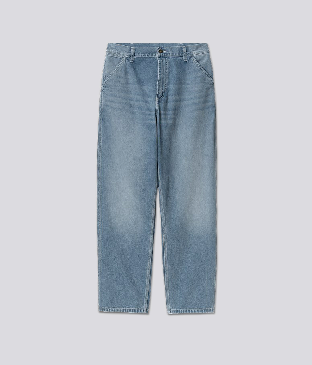 LIGHT TRUE WASHED SIMPLE PANT 'BLUE'