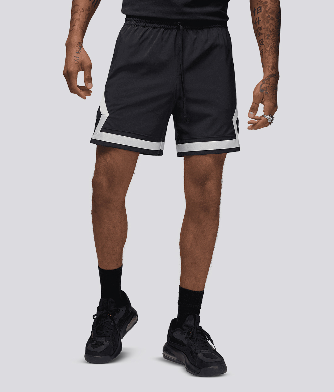 PSG DRI-FIT SPORT DIAMOND SHORT 'OFF NOIR'