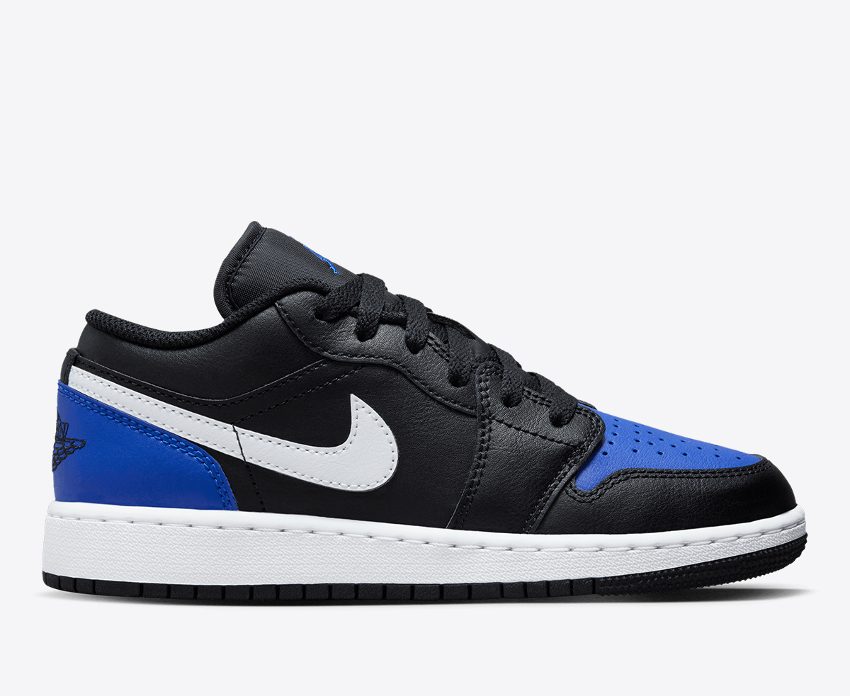 AIR JORDAN 1 LOW 'BLACK/WHITE-GAME ROYAL'