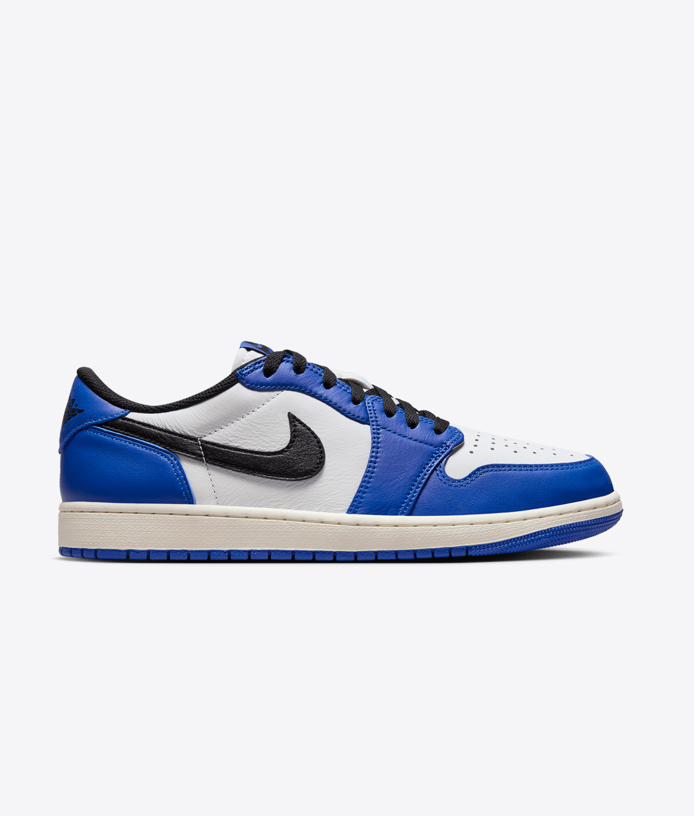 Air Jordan 1 Retro Low Og White Black Game Royal Sail White