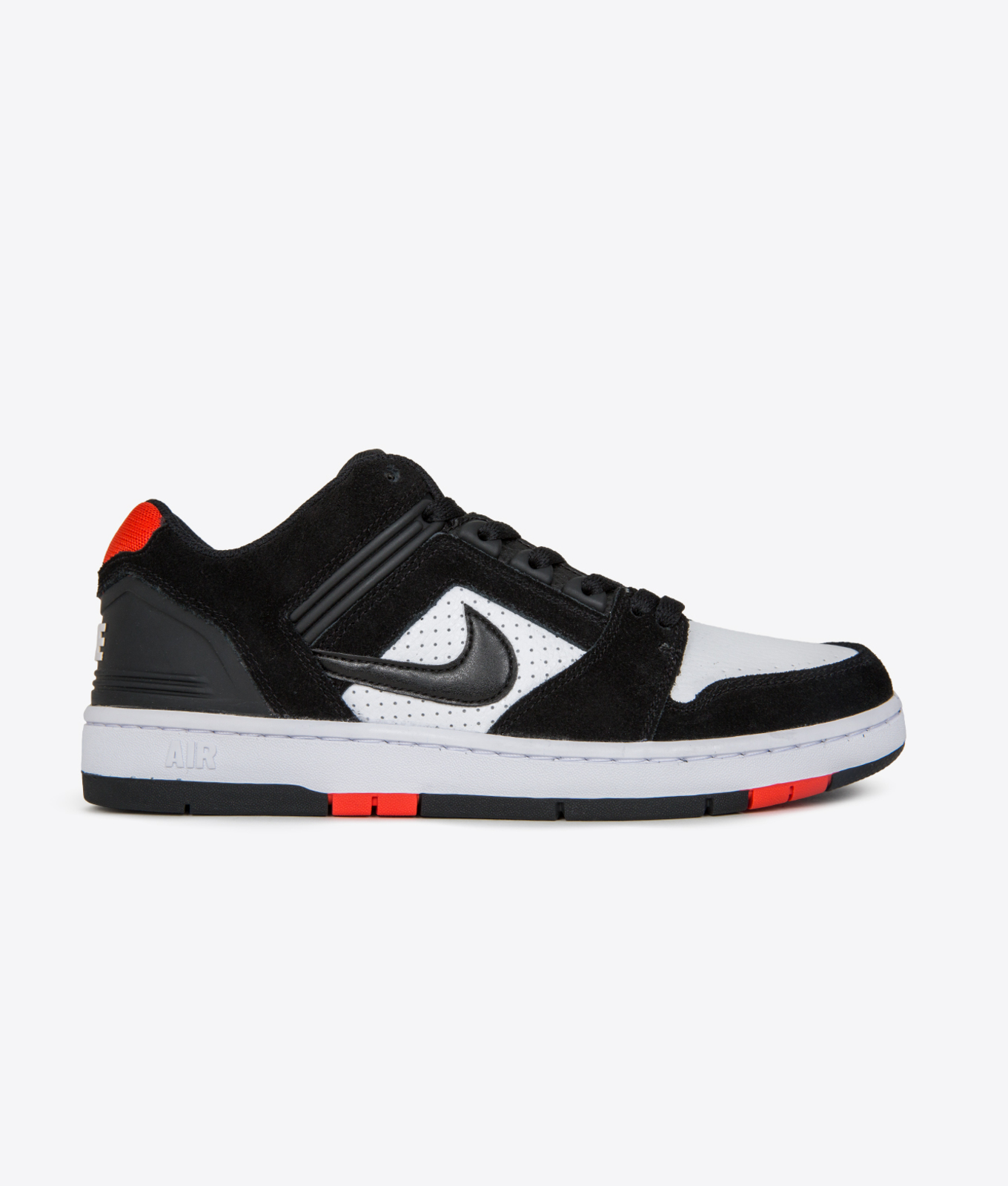 Nike Nike Sb Air Force Ii Low Black Black White Habanero Red 3050