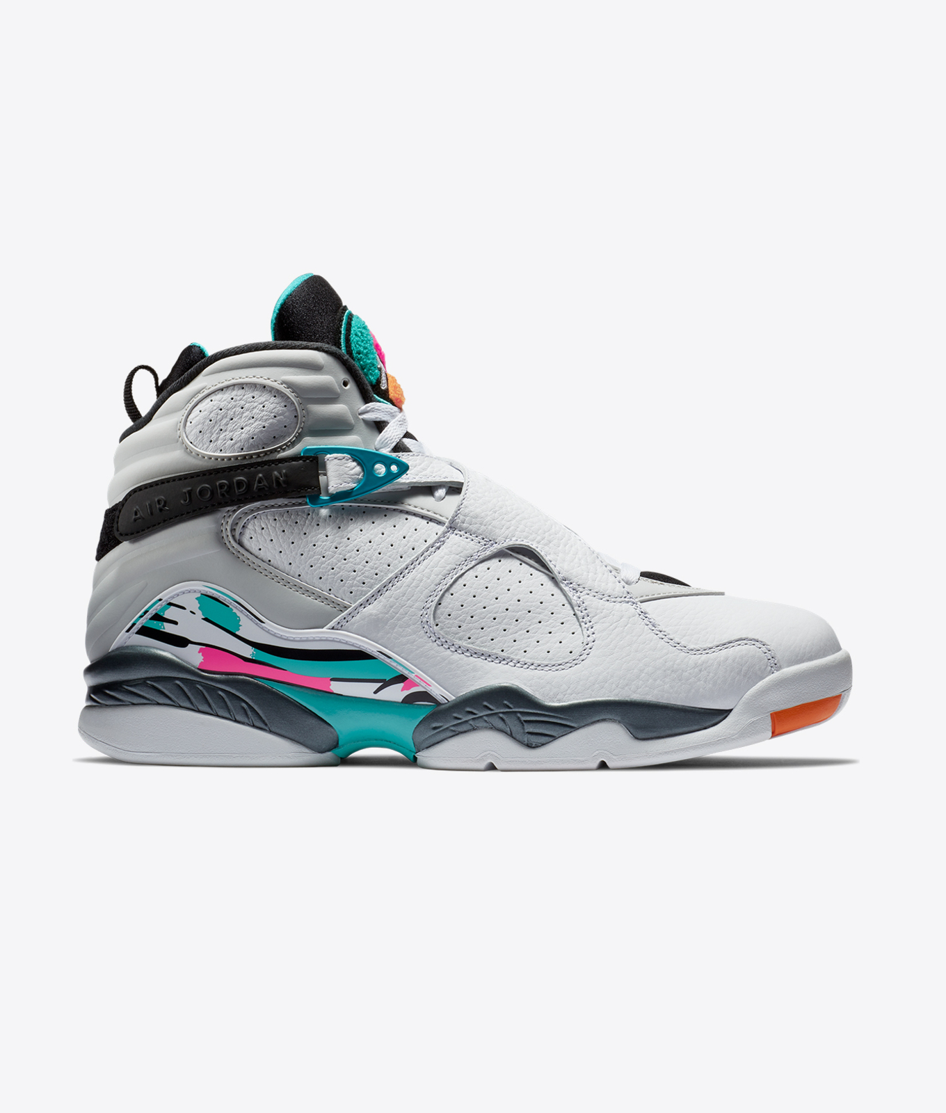 AIR JORDAN 8 RETRO WHITE WHITE-TURBO GREEN-NEUTRAL GREY