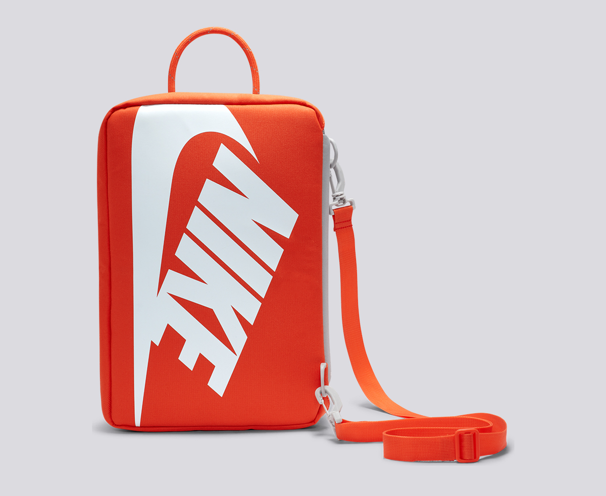 NIKE SHOE BOX BAG PREMIUM 'ORANGE/WHITE'