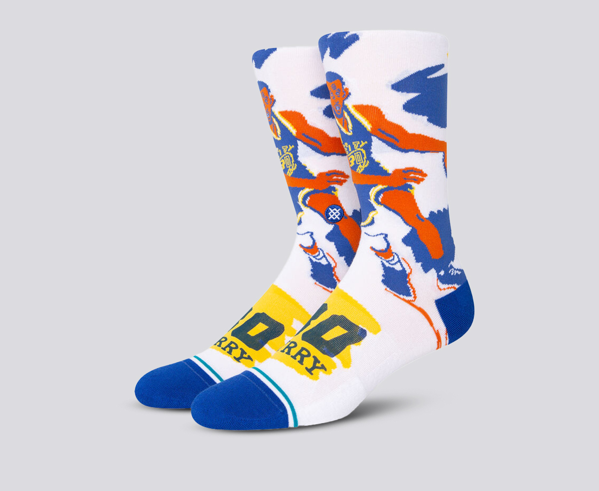 PAINT CURRY SOCKS 'WHITE'
