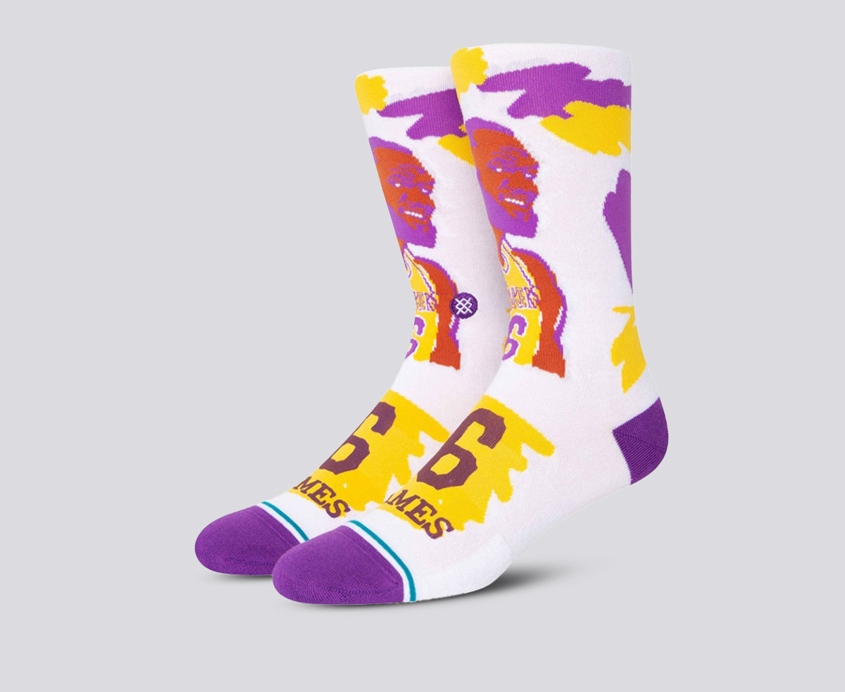 PAINT LEBRON SOCKS 'WHITE'