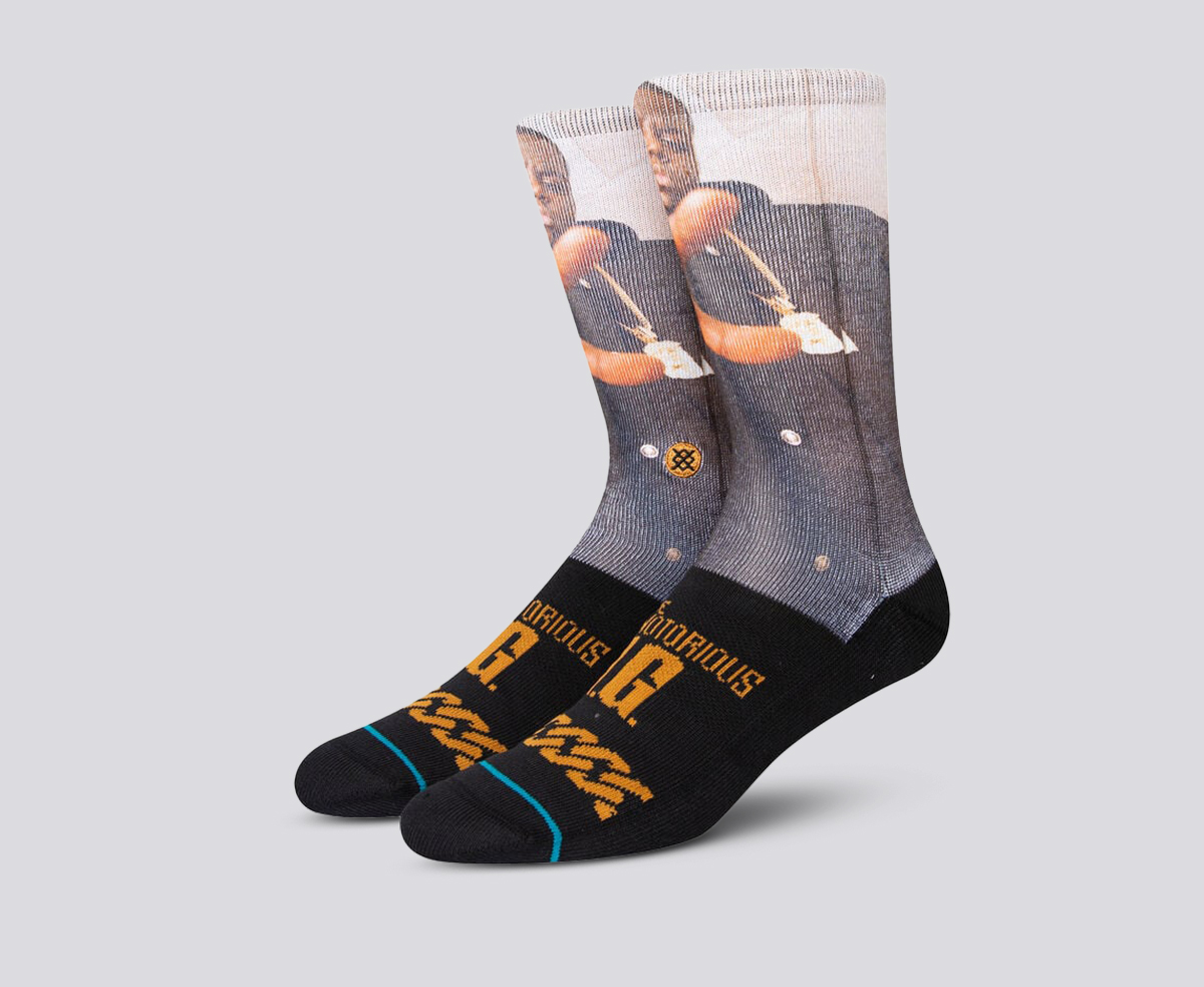 THE NOTORIOUS BIG X STANCE THE KING OF NY CREW SOCKS 'BLACK'