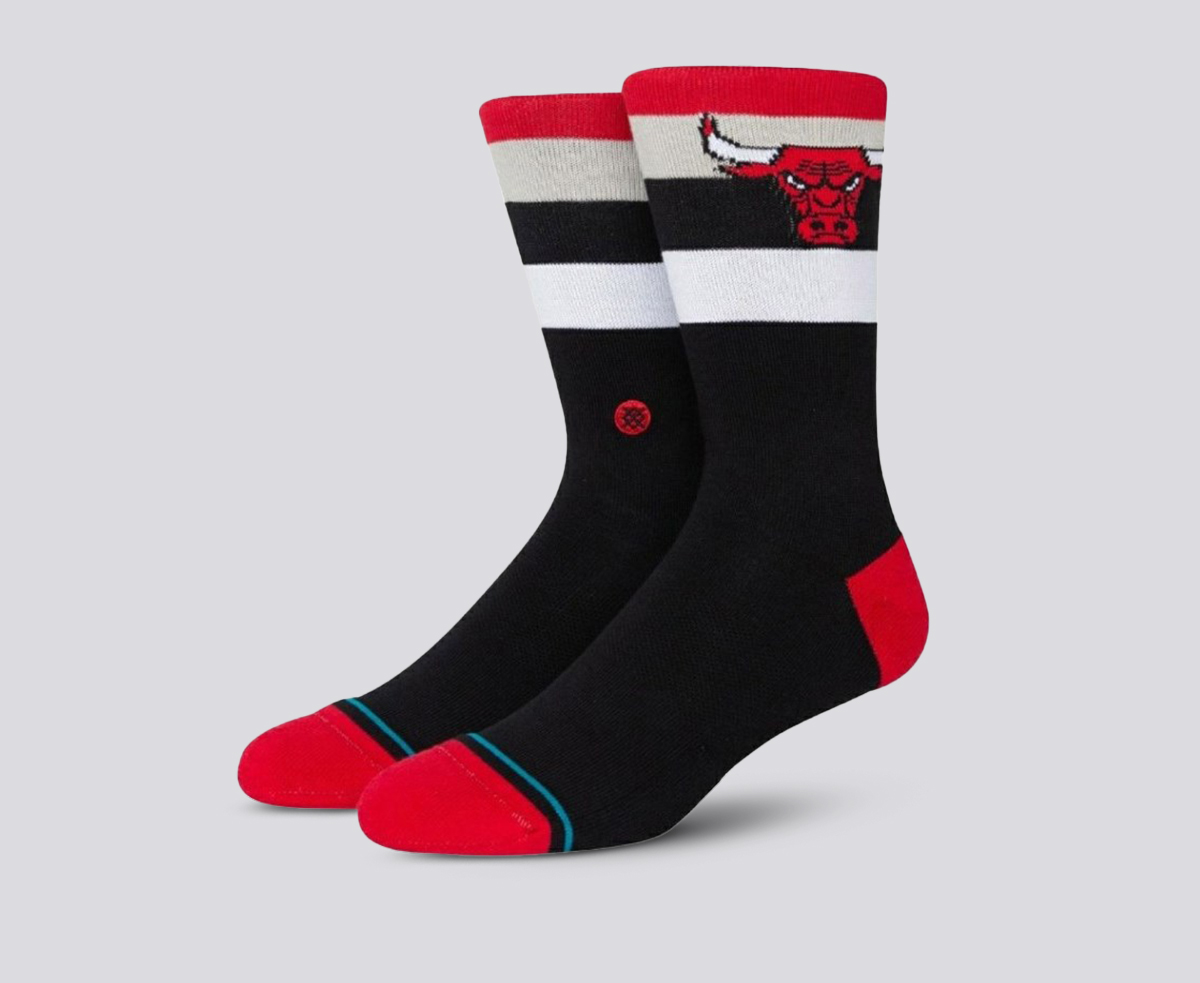 CHICAGO BULLS ST CREW SOCKS 'RED'