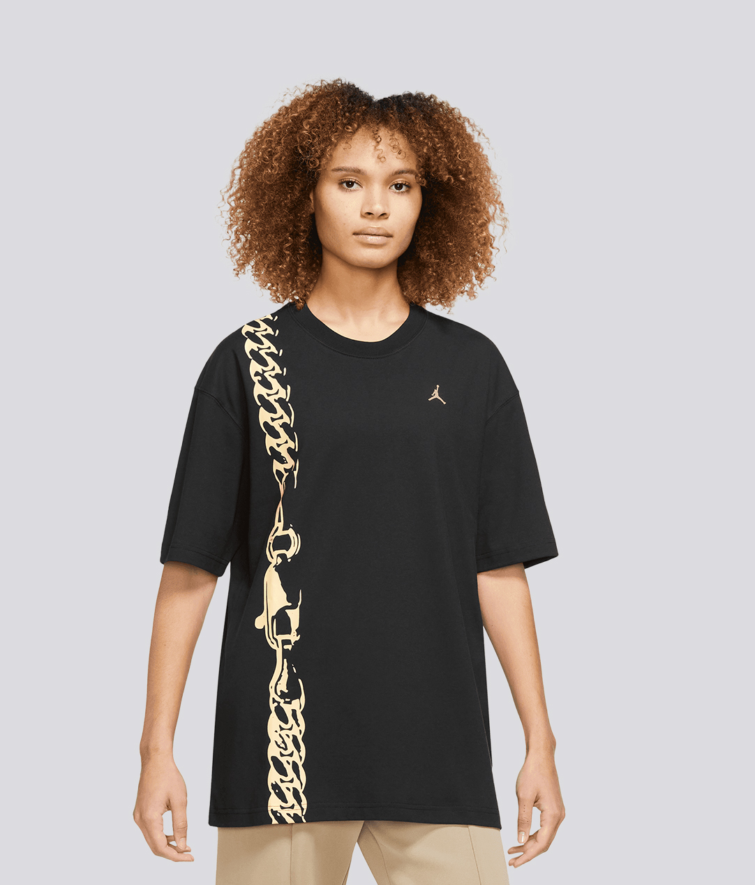 JORDAN GRAPHIC OVER SIZED TEE 'BLACK'