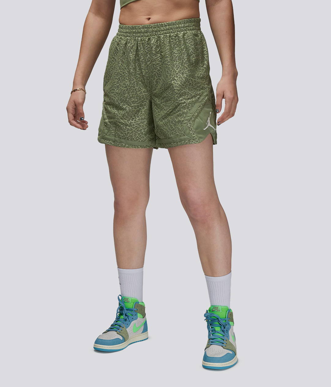 JORDAN SPORT DIAMOND SHORT 'OIL GREEN/PHANTOM'