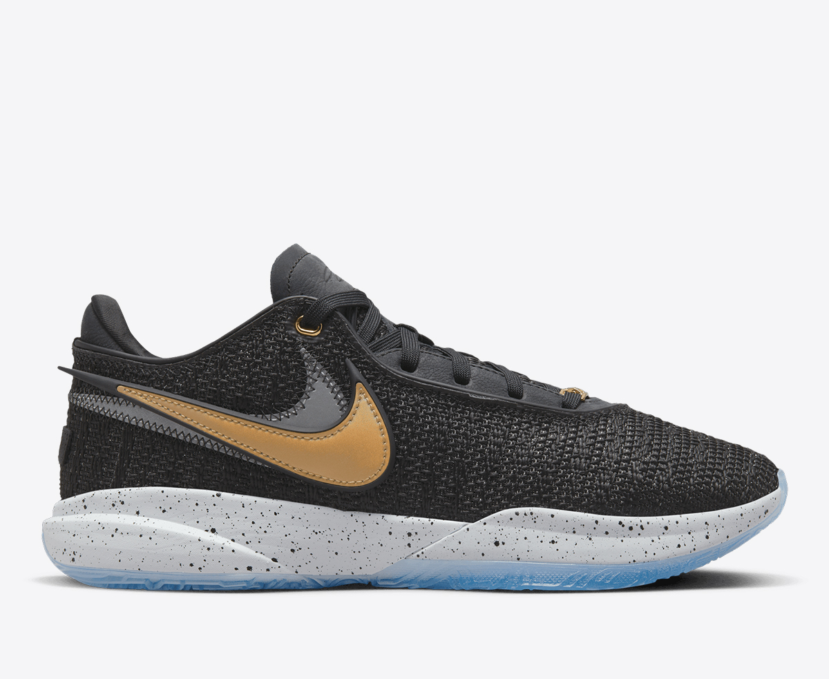 LEBRON XX EP 'BLACK/METALLIC GOLD-WHITE-PURE PLATINUM'