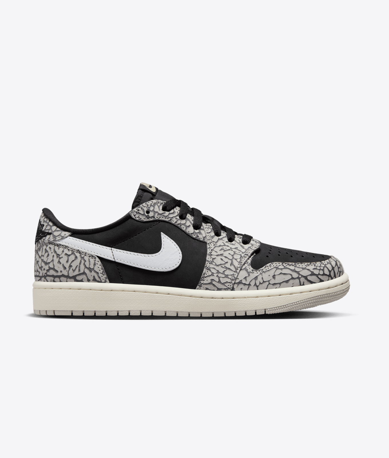 Air Jordan 1 Retro Low Og Blackmuslin Tech Grey White