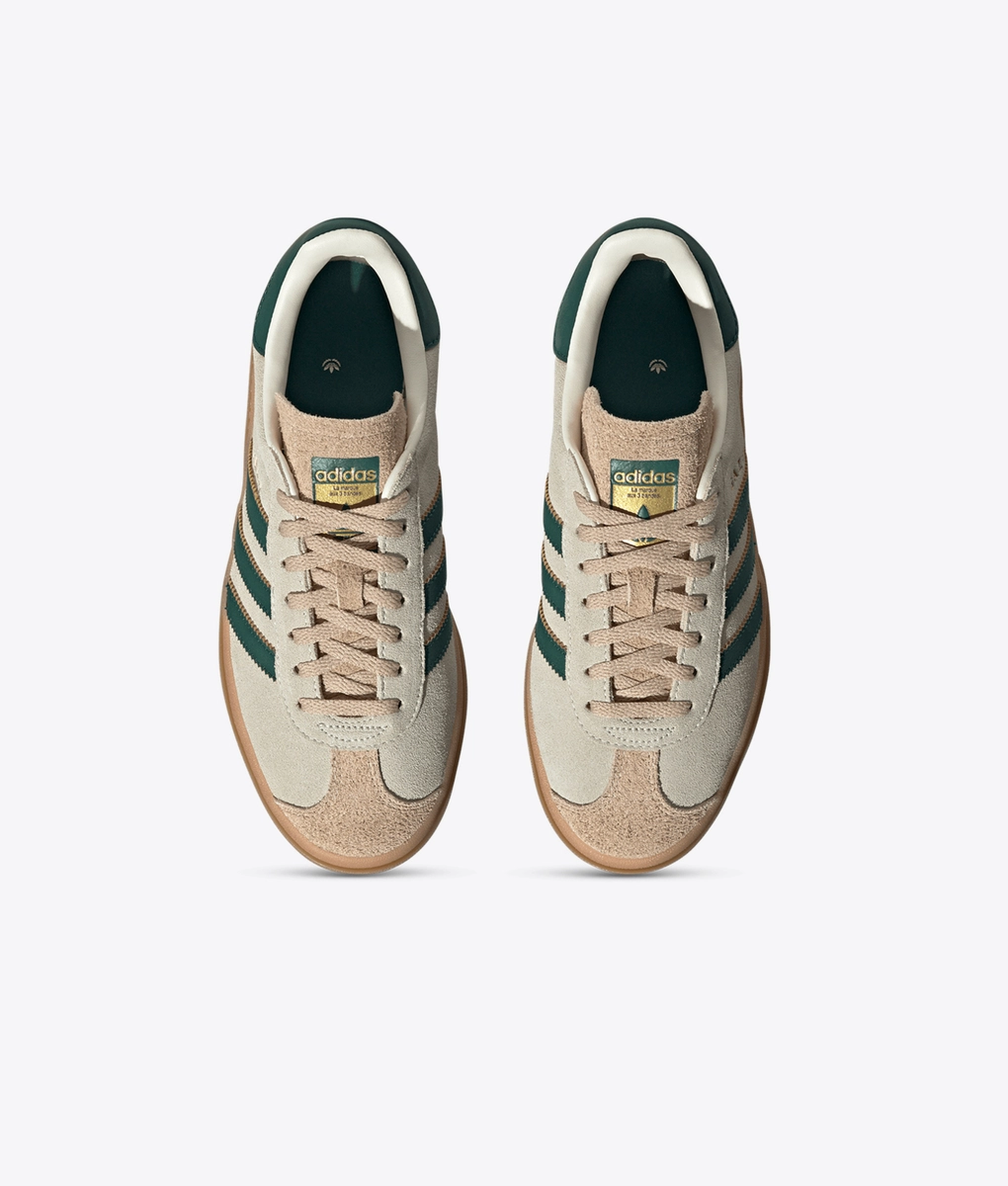 adidas gazelle silver green womens Adidas Gazelle Bold 'Cream Collegiate Green' (Women's) – The Attic