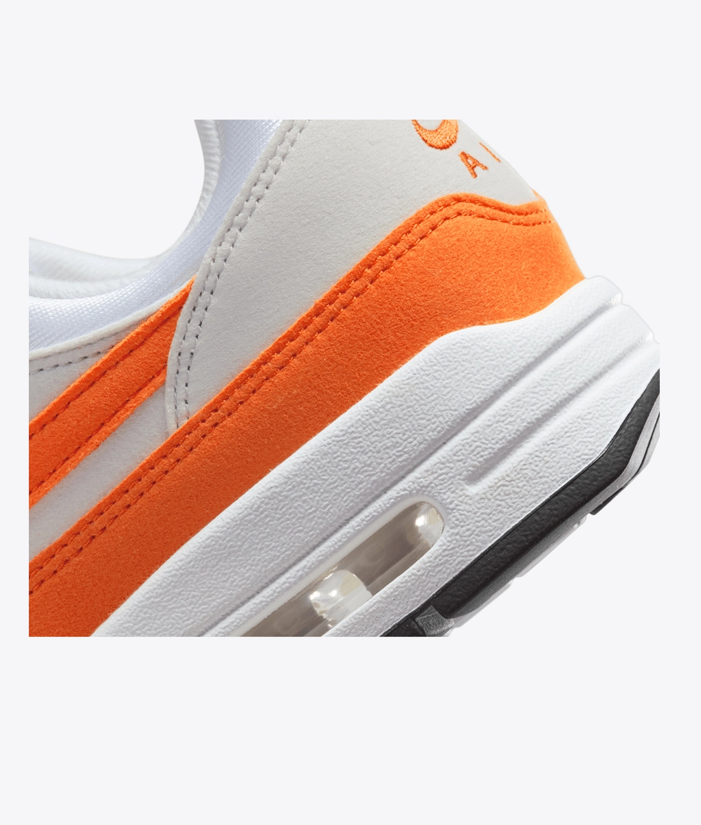 orange and white air max 1