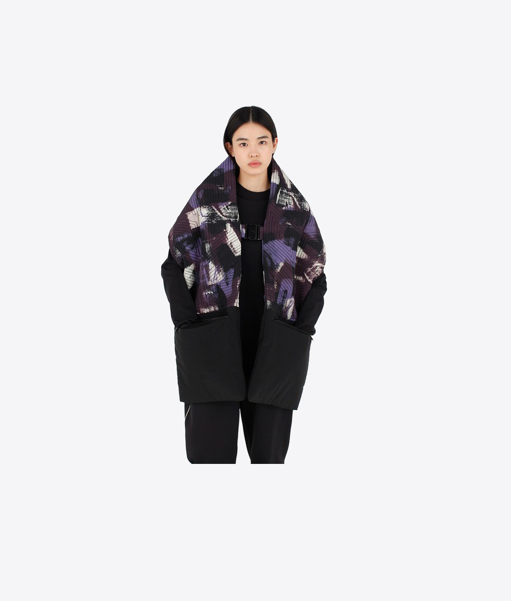 Y-3 - Y-3 PRINTED SCARF 'NOBLE PURPLE/TECH PURPLE' - VegNonVeg