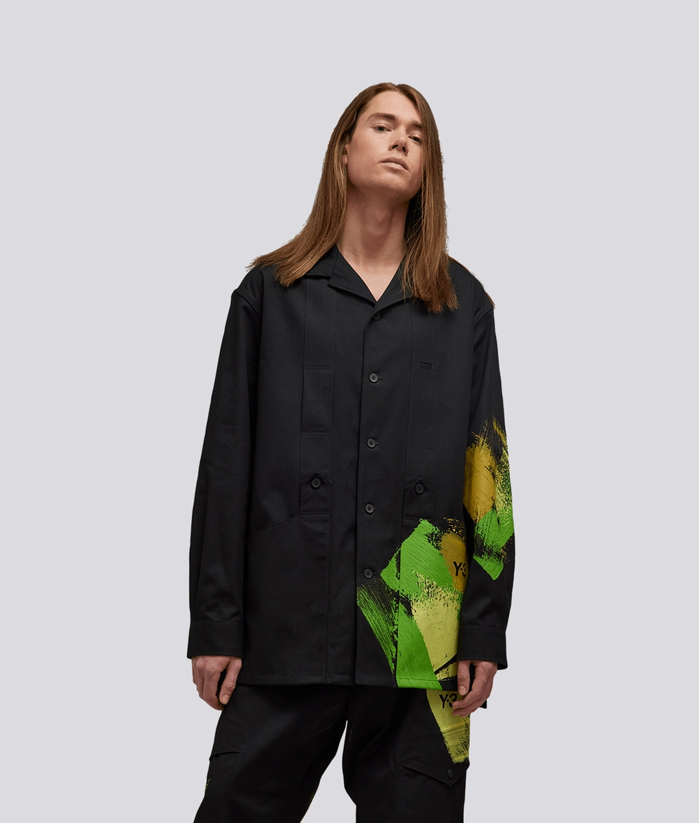 Y-3 - Y-3 GFX WORKWEAR SHIRT BLACK l Buy Unisex Shirts Online at
