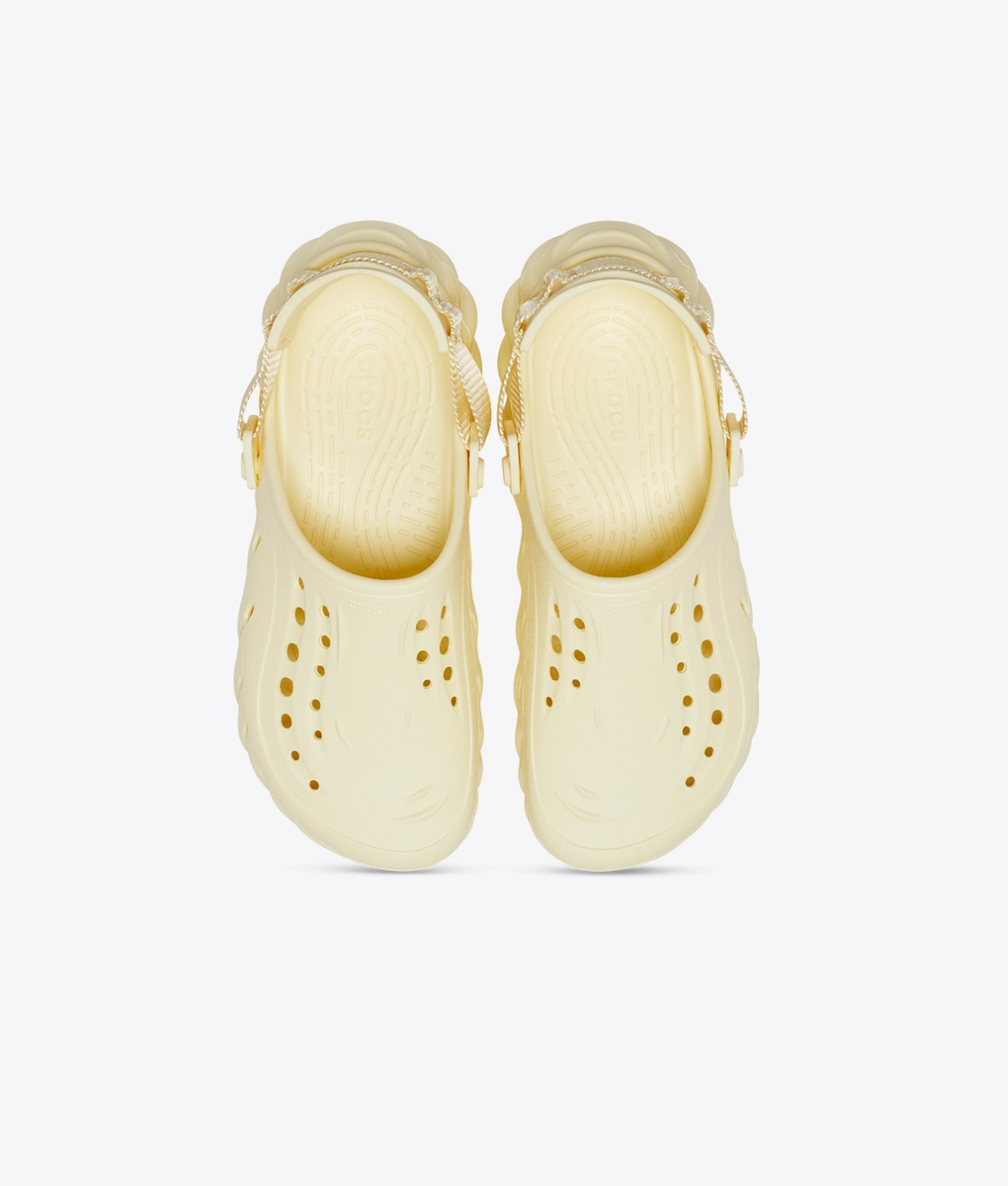 【CROCS】 Eco clog‐BUTTERCREAM Amazon.com | Crocs Echo Clog (Toddler) Buttercream 4 Toddler