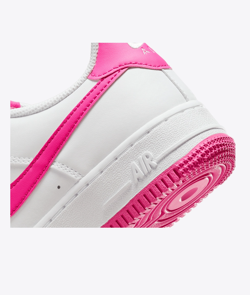 hot pink and white air force 1