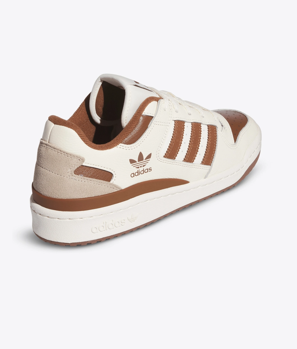 adidas forum cream white brown