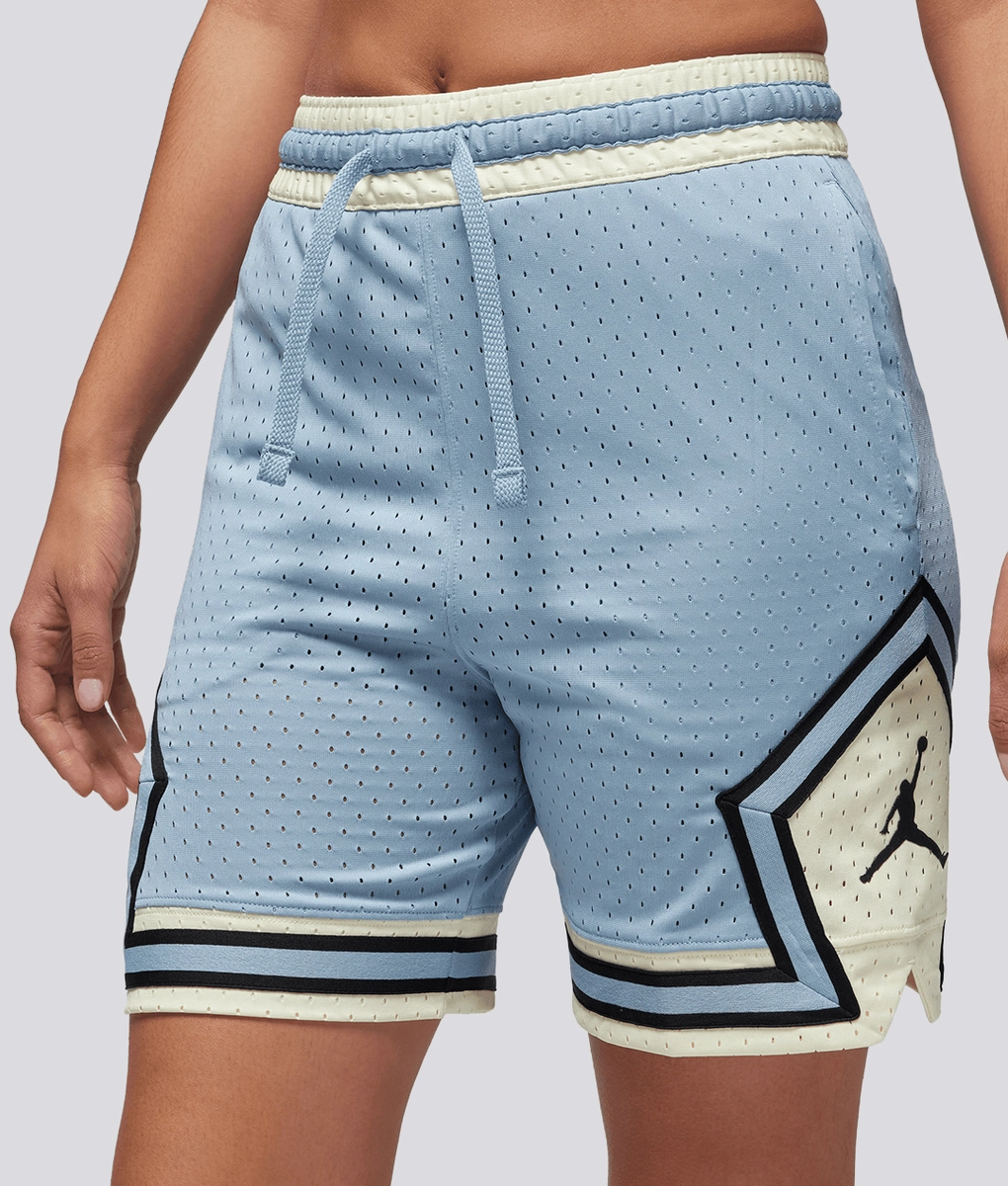 blue and white jordan shorts