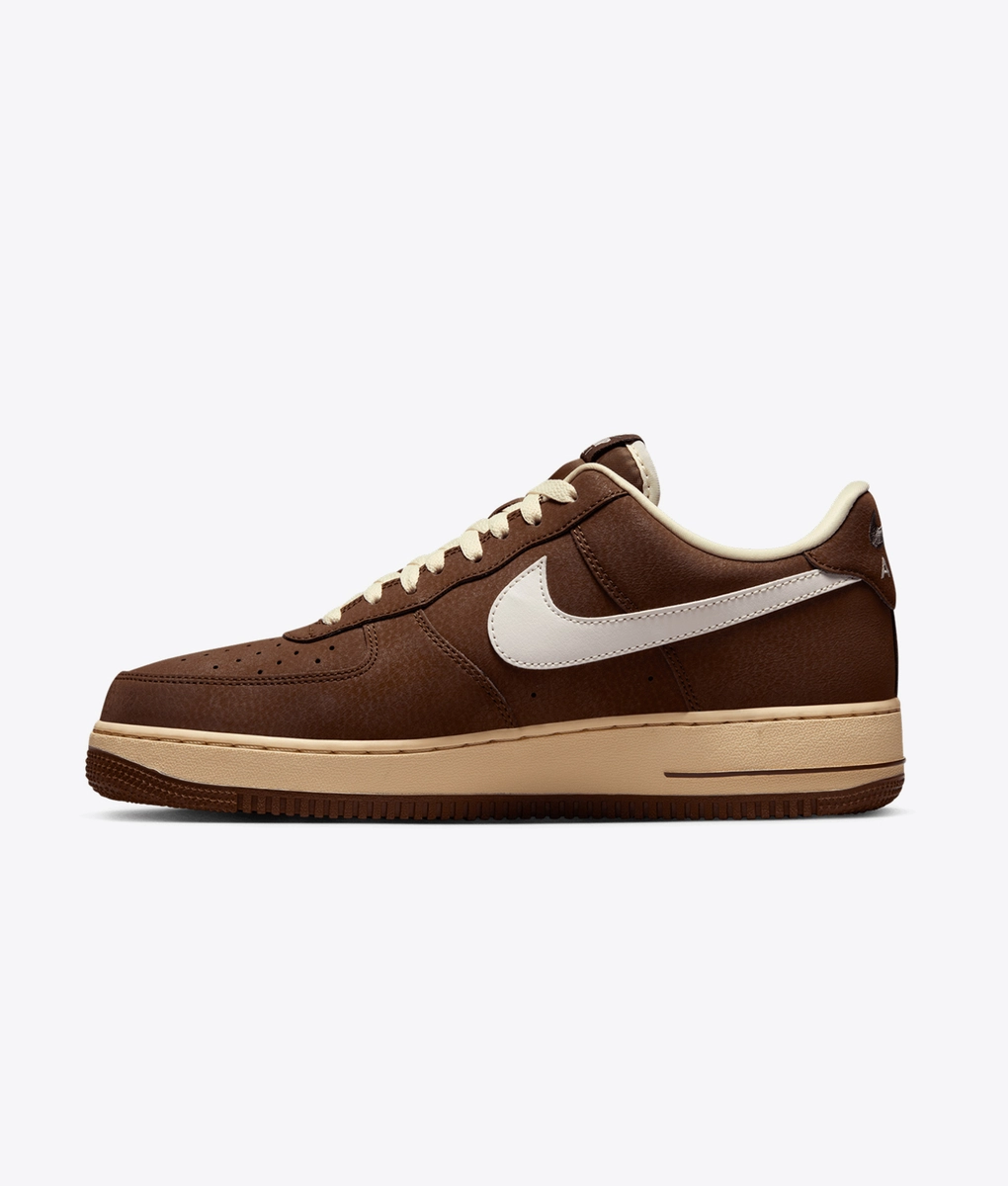 brown leather air force ones