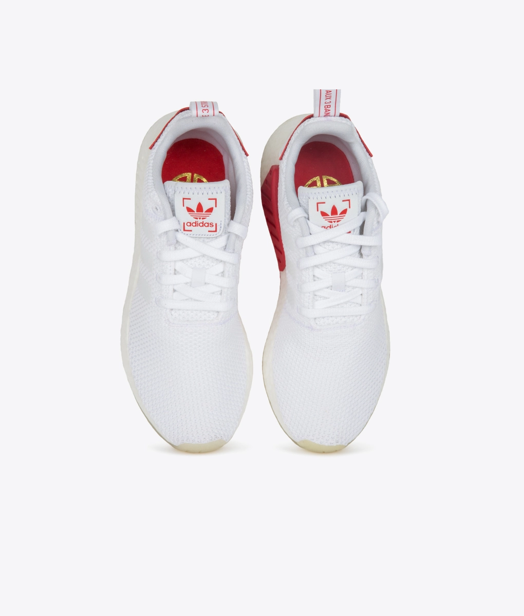 adidas gazelle silver green womens adidas Nmd R2 PK White 8.5 main image 1