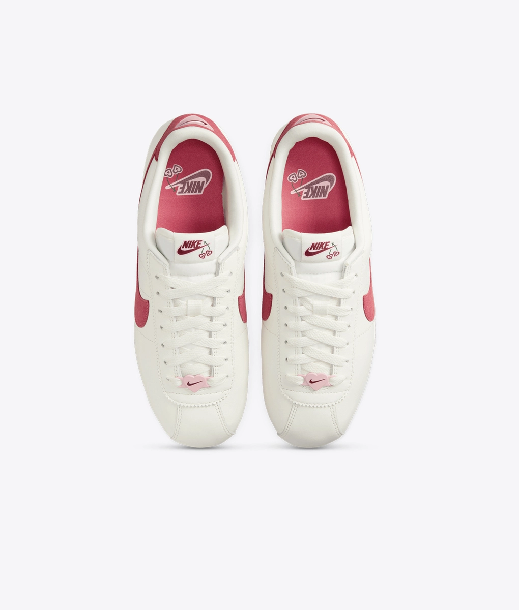 nike cortez white and pink