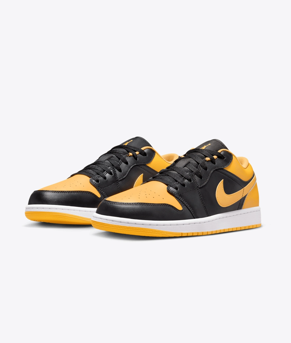 air jordan 1 low black yellow