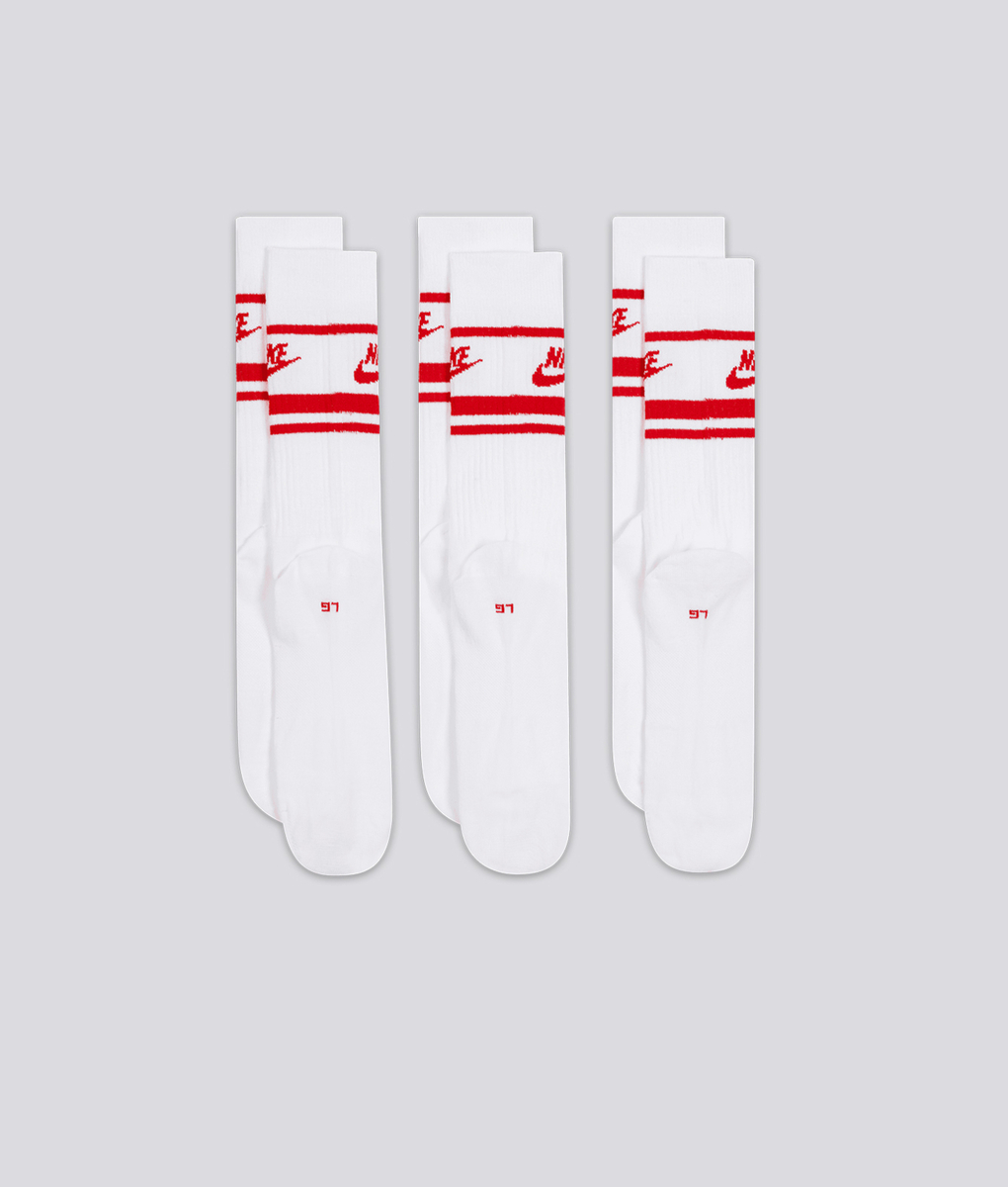 nike socks red and white