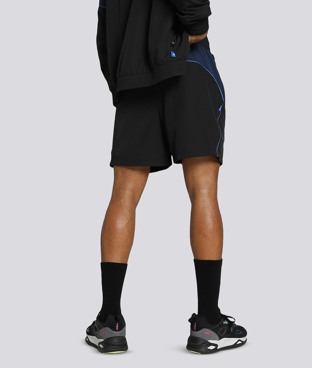 Puma - PUMA X PLAYSTATION 6 INCH WOVEN SHORT SILVER MIST l Buy