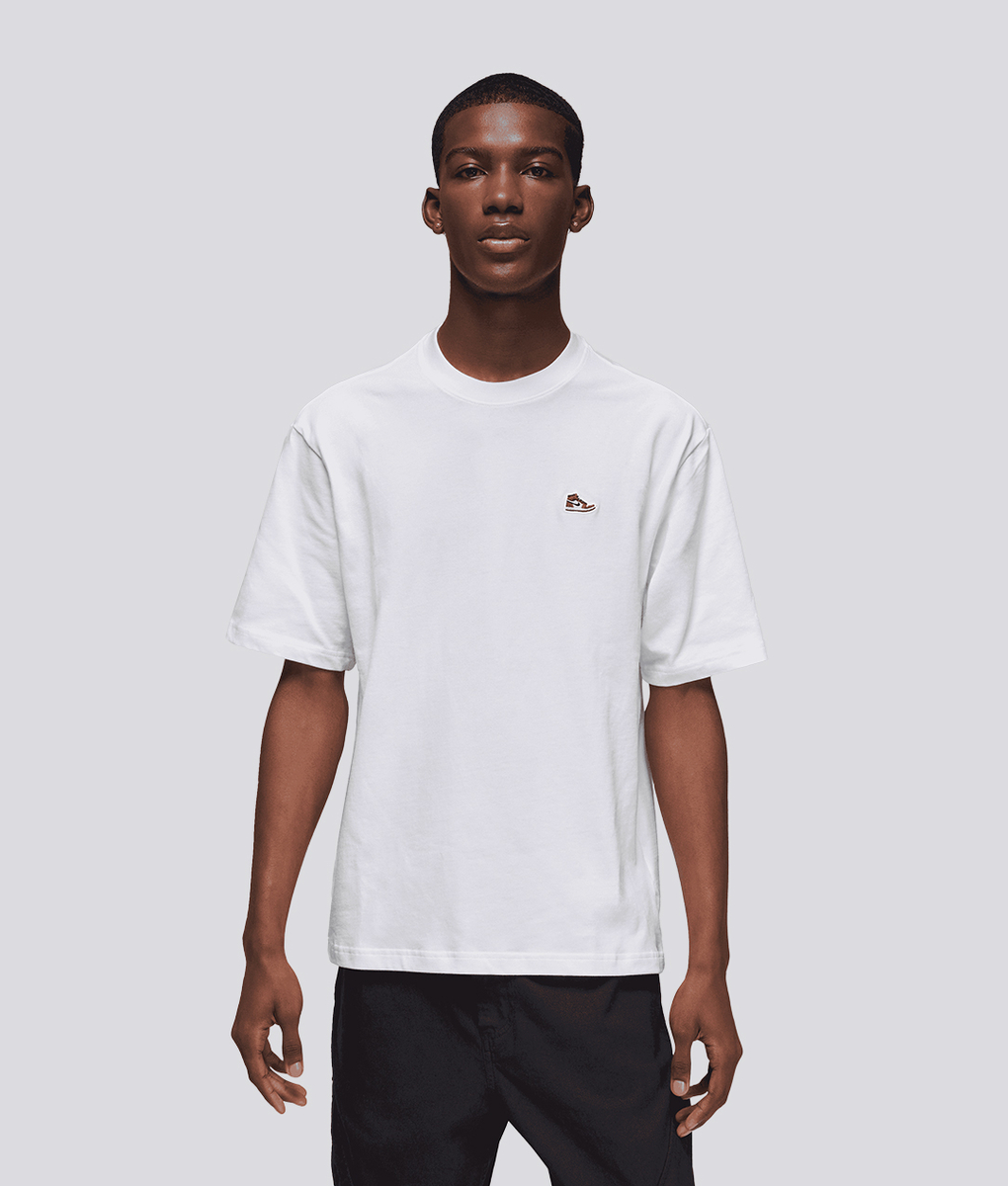 Jordan - Sneaker Patch Short Sleeve Crew Tee - VegNonVeg