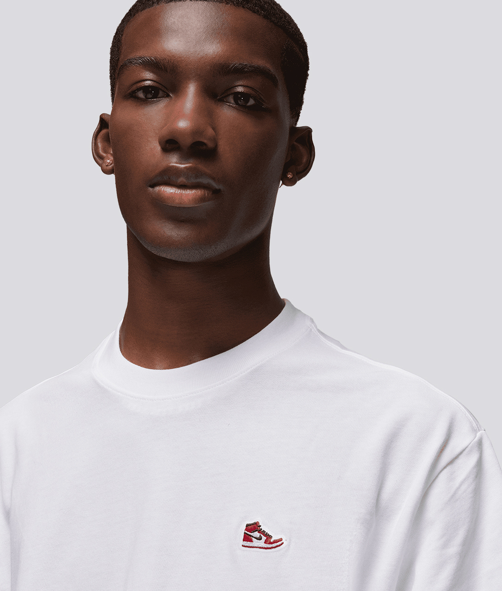 Jordan - Sneaker Patch Short Sleeve Crew Tee - VegNonVeg