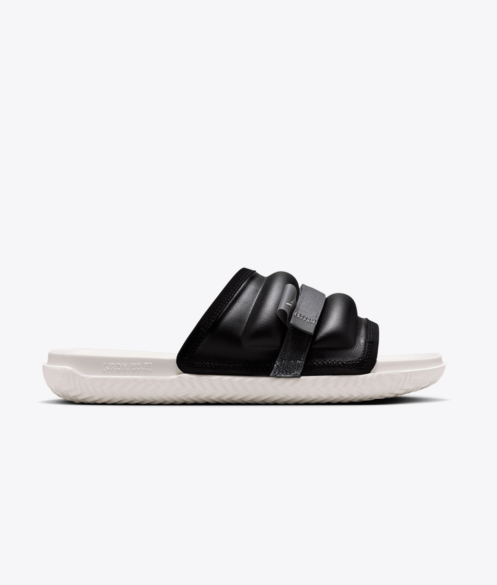 jordan black and white slides