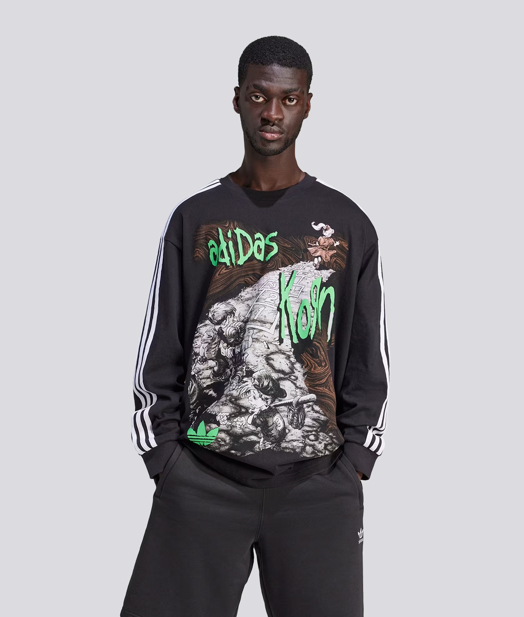 Adidas Originals - X Korn Long Sleeve Tee - VegNonVeg