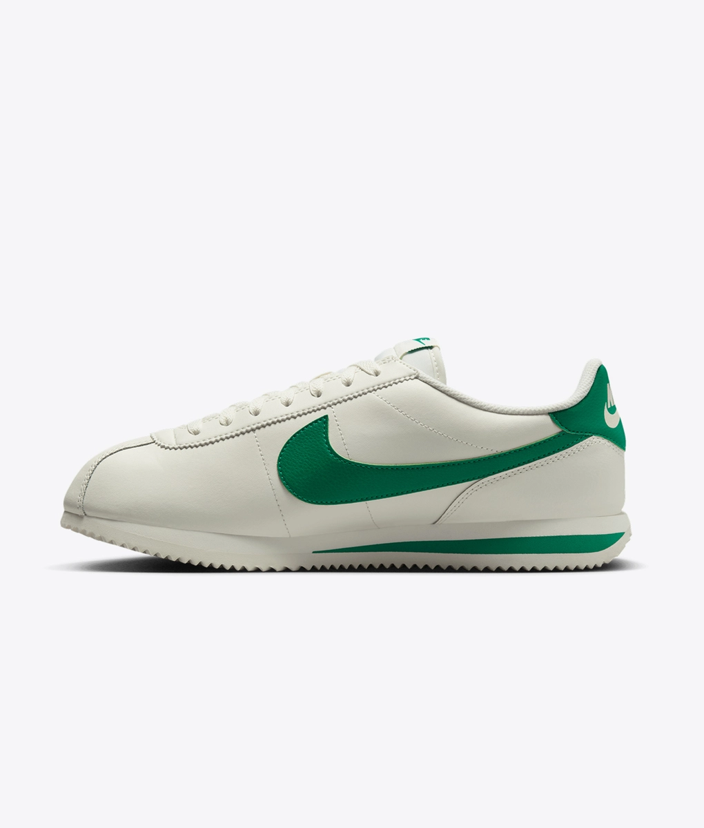 nike cortez leather green
