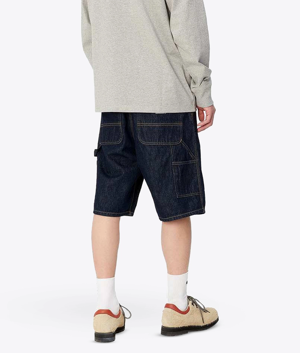 Carhartt WIP - CARHARTT WIP RINSED SINGLE KNEE SHORT BLUE l Buy