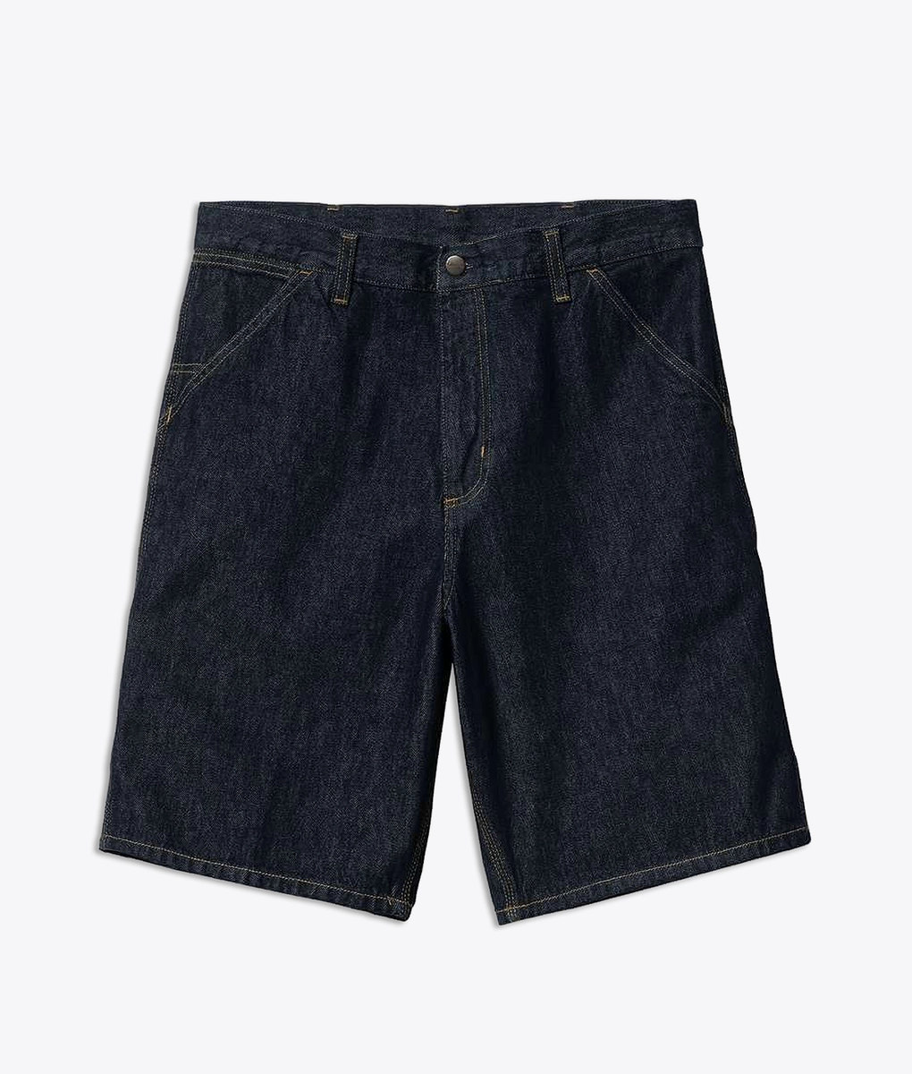 パンツ sooty herringbone I denim shorts Men's Washed Indigo Recycled Herringbone Pleated Track Short