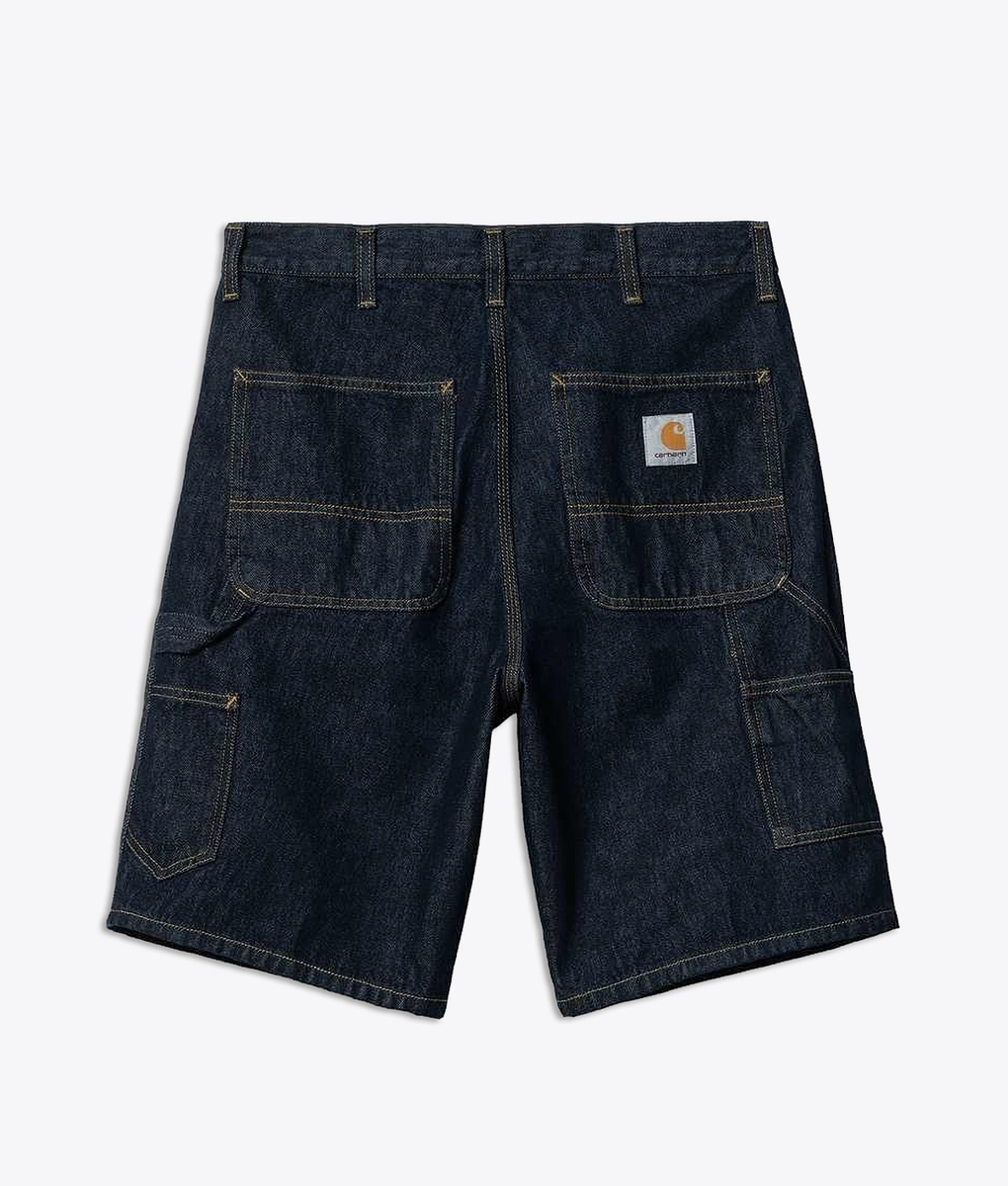 完売商品Carhartt WIP Single Knee Long Short Carhartt WIP - CARHARTT WIP RINSED SINGLE KNEE SHORT BLUE l Buy