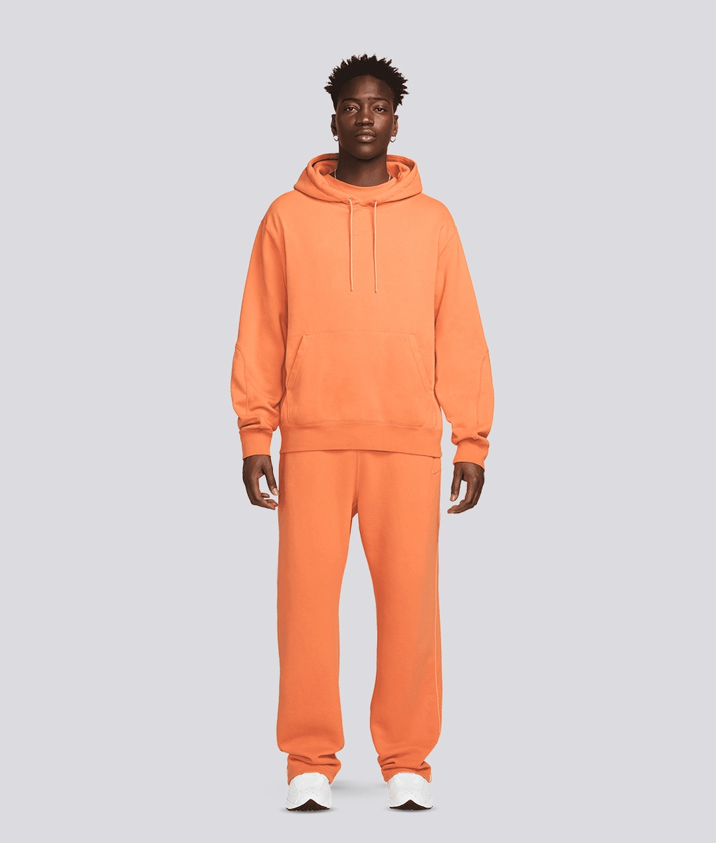 nike hoodie orange trance