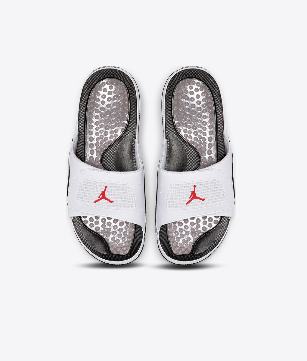 Jordan - JORDAN HYDRO 4 RETRO 'WHITE/FIRE RED-CEMENT GREY-BLACK