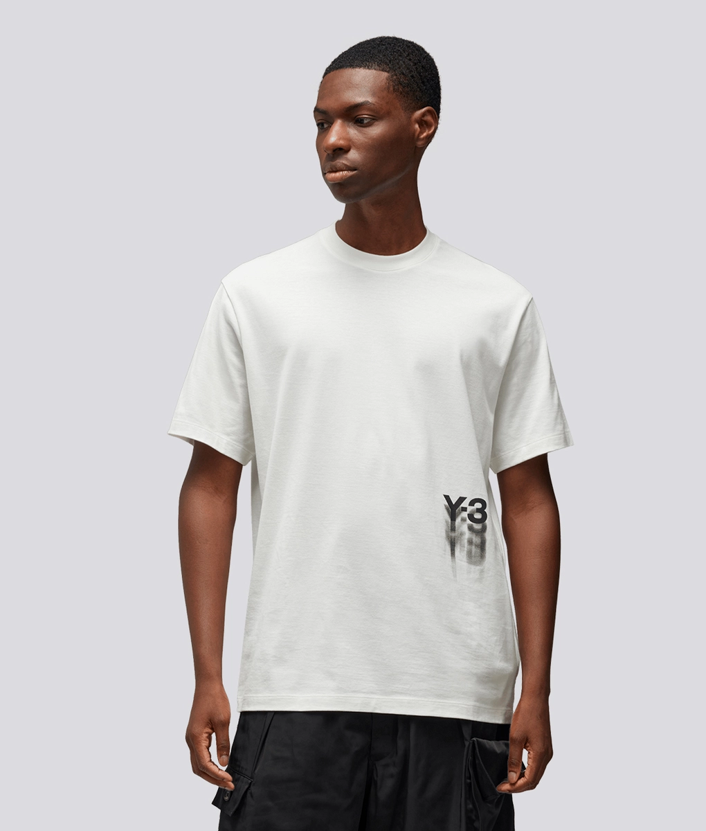 Y-3 - Y-3 GRAPHIC SHORT SLEEVE TEE OFF WHITE l Buy Men's Tee