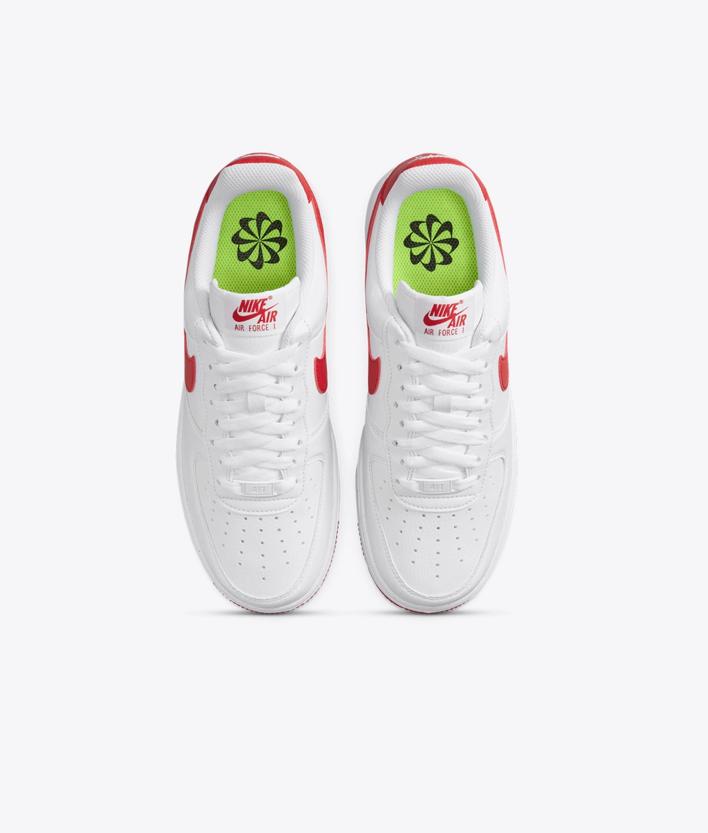 nike air force 1 07 lv8 white gym red