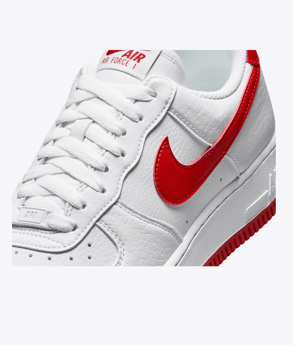 nike air force 1 07 lv8 white gym red