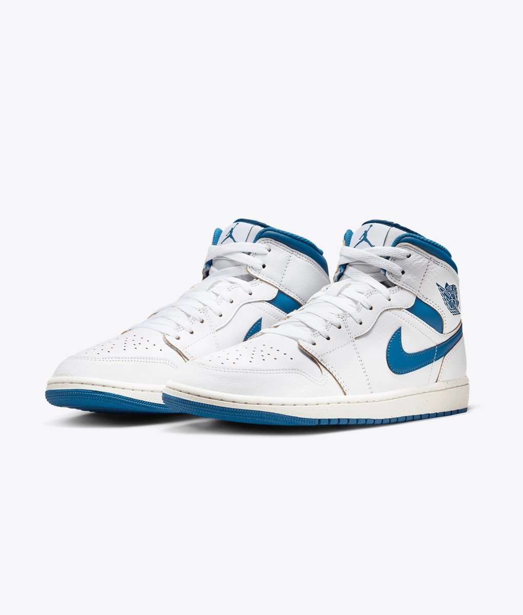 air jordan 1 mid blue red
