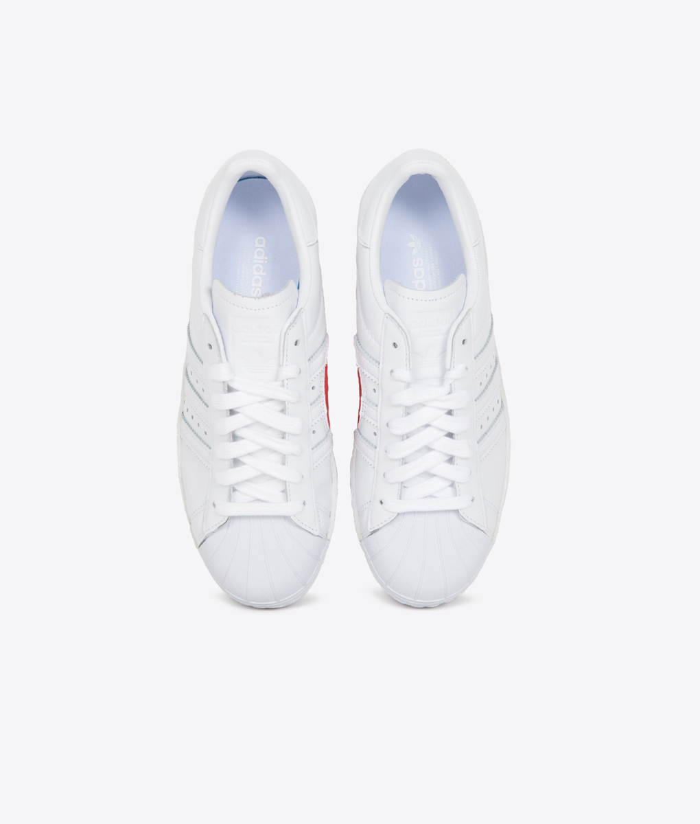 adidas gazelle silver green womens adidas Superstar 80 ADV (Crystal White/Shadow Red) 8.5 main image 1